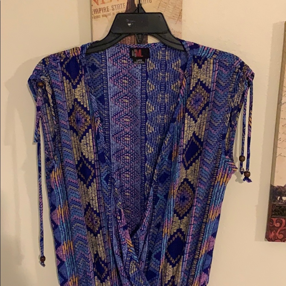 Aztec design romper